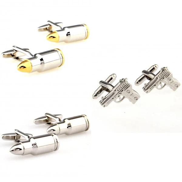 _ Запонка в форме пистолета запонка бесплатная доставка|cuff links|cufflink cufff cufflinks |