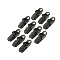 10 pcs crocodile clip awning clamp tarp clips snap hangers tent camping survival tighten tool tent accessory outdoor tool