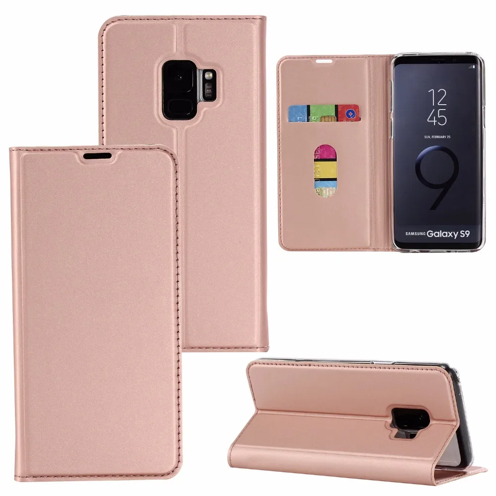 Роскошный чехол кошелек LANCASE для Samsung Galaxy S9 Plus Винтажный S8 деловой