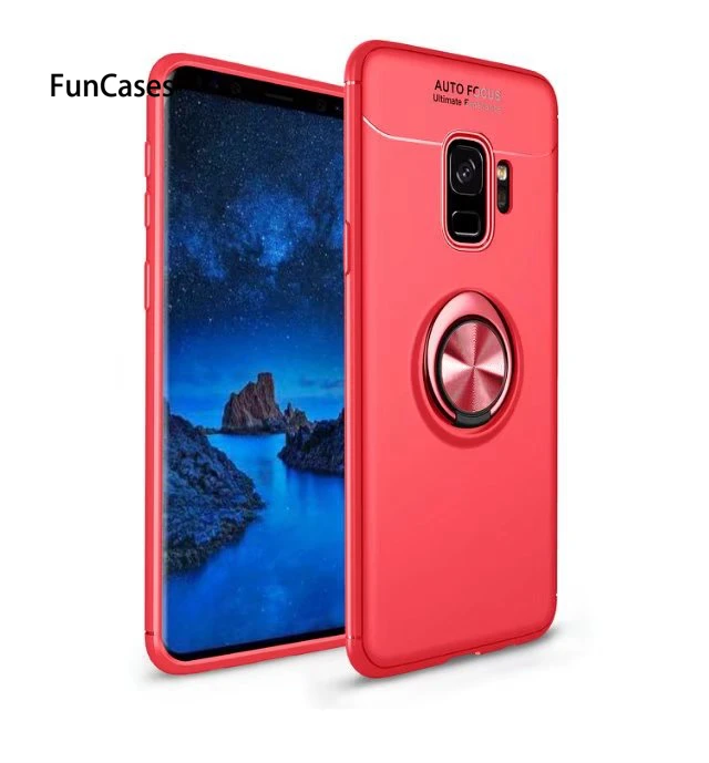 Роскошные Кронштейн кольцо чехол для samsung S7 S8 S9 S10 Plus Note 9 8 M20 M10 A70 50 40 10 A6 A7 A8 A9 2018