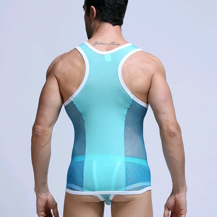 Мужская майка Кросс жилет сексуальный сетчатый Быстросохнущий для фитнеса