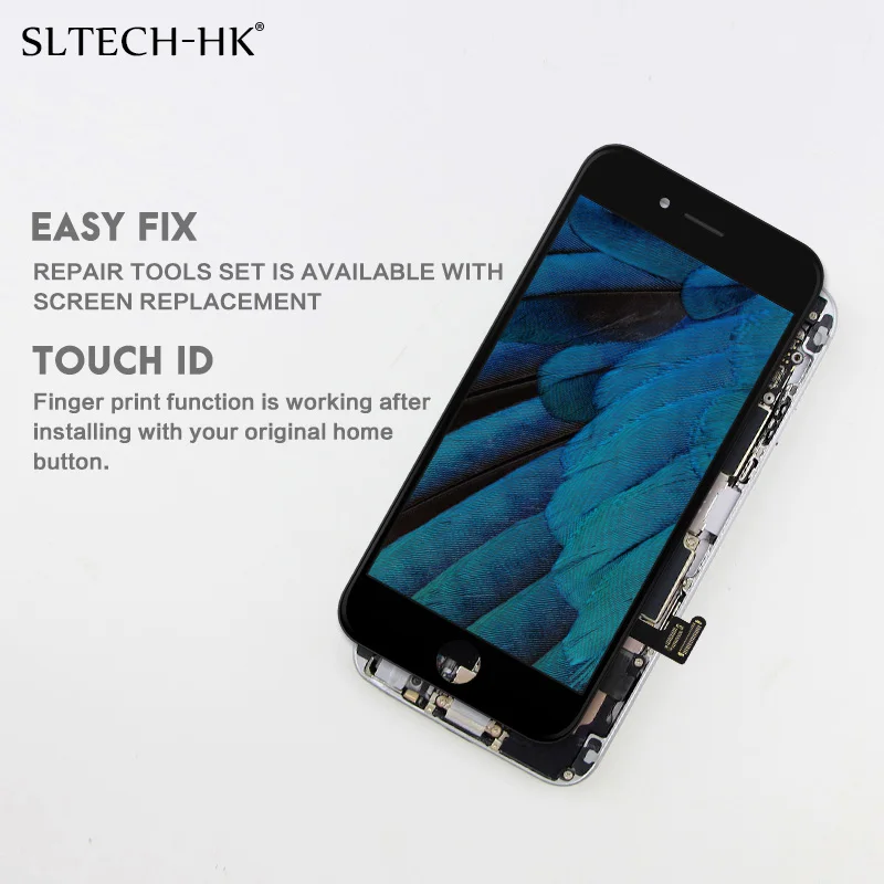 ЖК экран AAA + для iPhone 6 7 8 Plus сменный 5 X XR XS MAX без битых пикселей с 3D сенсорным