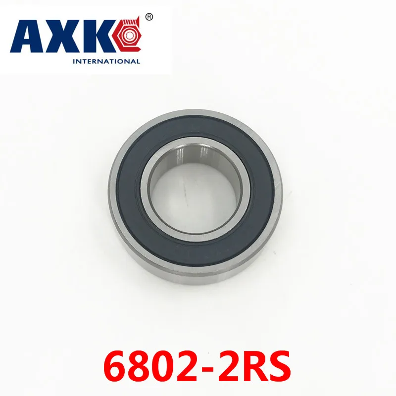 

Axk 6802-2rs Bearing Abec-1 (10pcs) 15x24x5 Mm Thin Section 6802rs Ball Bearings 6802 2rs 61802 Rs