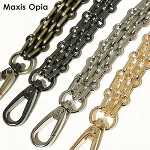 (Сделай сам, 40-140 см) золотой, черный, серебристый, металлический сменный кошелек Brozen, наплечный ремень через плечо с цепочкой для небольшой сумки