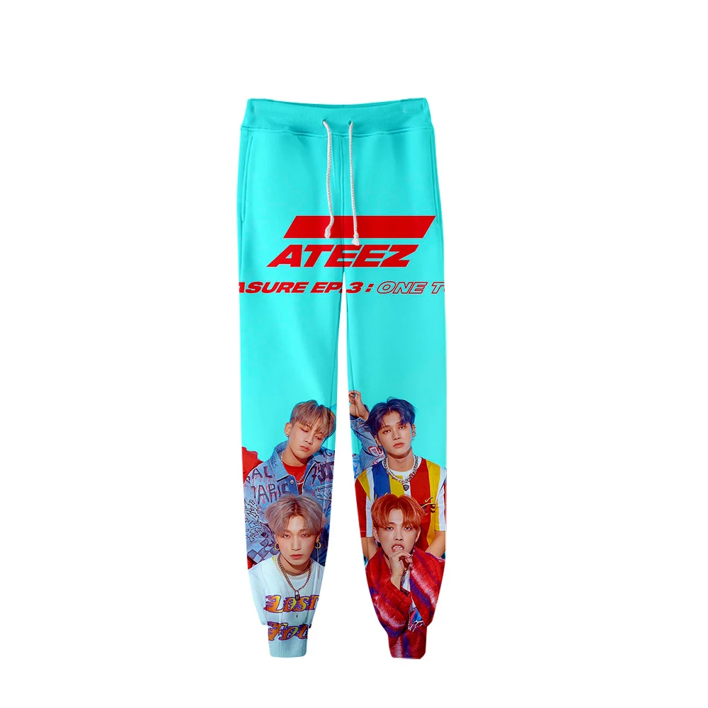 ATEEZ 3D штаны с рисунком высококачественные спортивные лосины популярный тренд
