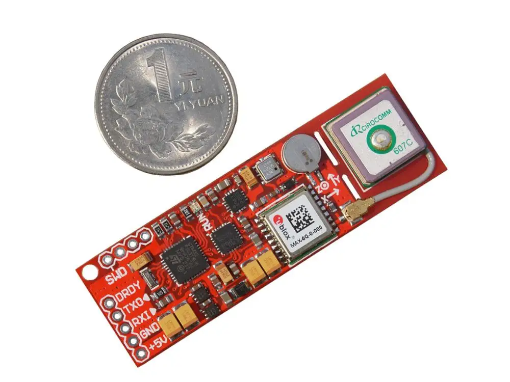 Для Mini INS/GPS инерционная навигация AHRS + ublox MAX 6Q встроенная GPS антенна STM32 master|ahrs|ahrs gps