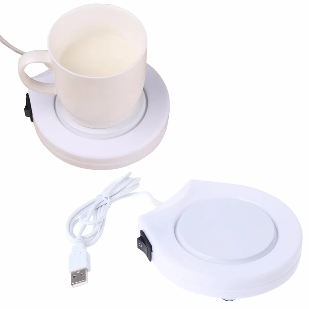 Портативный USB Электрический питательный стаканчик грелка Pad пластина для офиса