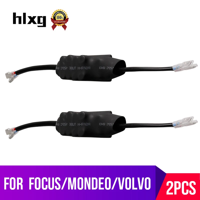 HLXG 2 шт. для focus mondeo volvo Автомобильная фара Canceller H7 led canbus H8 H11 9005 HB3 9006 HB4 LED декодер