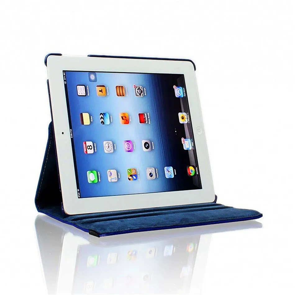 360 градусов вращающийся PU кожаный чехол для apple ipad 2 3 4 для ipad 4 с retina смарт-Стенд Магнитный чехол, пленка и стилус