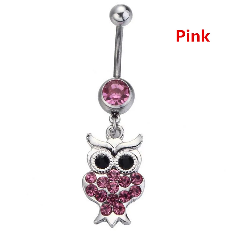 Иллюминаты Новое поступление пирсинг Совы пупок пупка кольца тела ювелирные