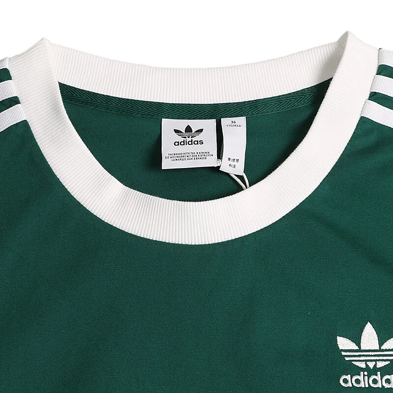 Original New Arrival Adidas Originals 3 STRIPES TEE Women's T-shirts short sleeve Sportswear | Спорт и развлечения