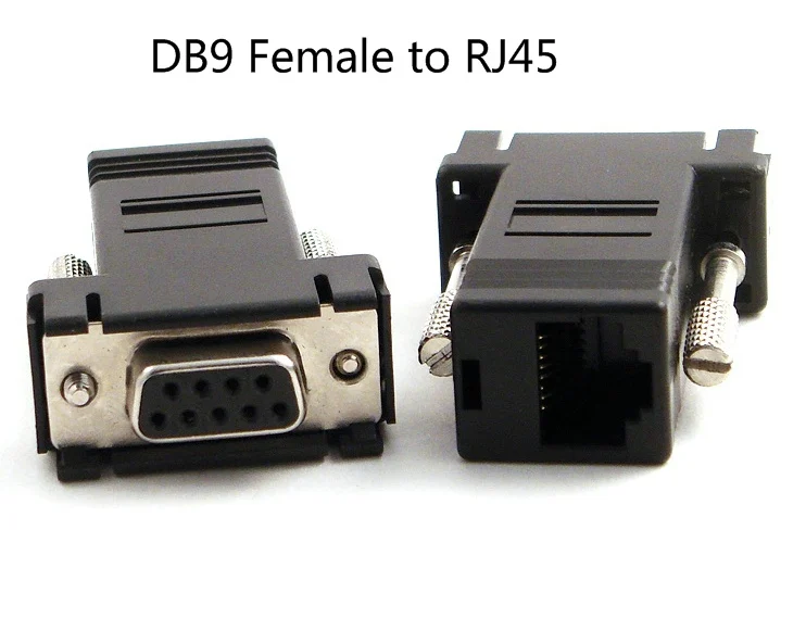 KEFU RS232 DB9 гнездо к RJ45 гнездовой разъем адаптера 100 шт./лот|adaptive toys|connector rj45connector mic |