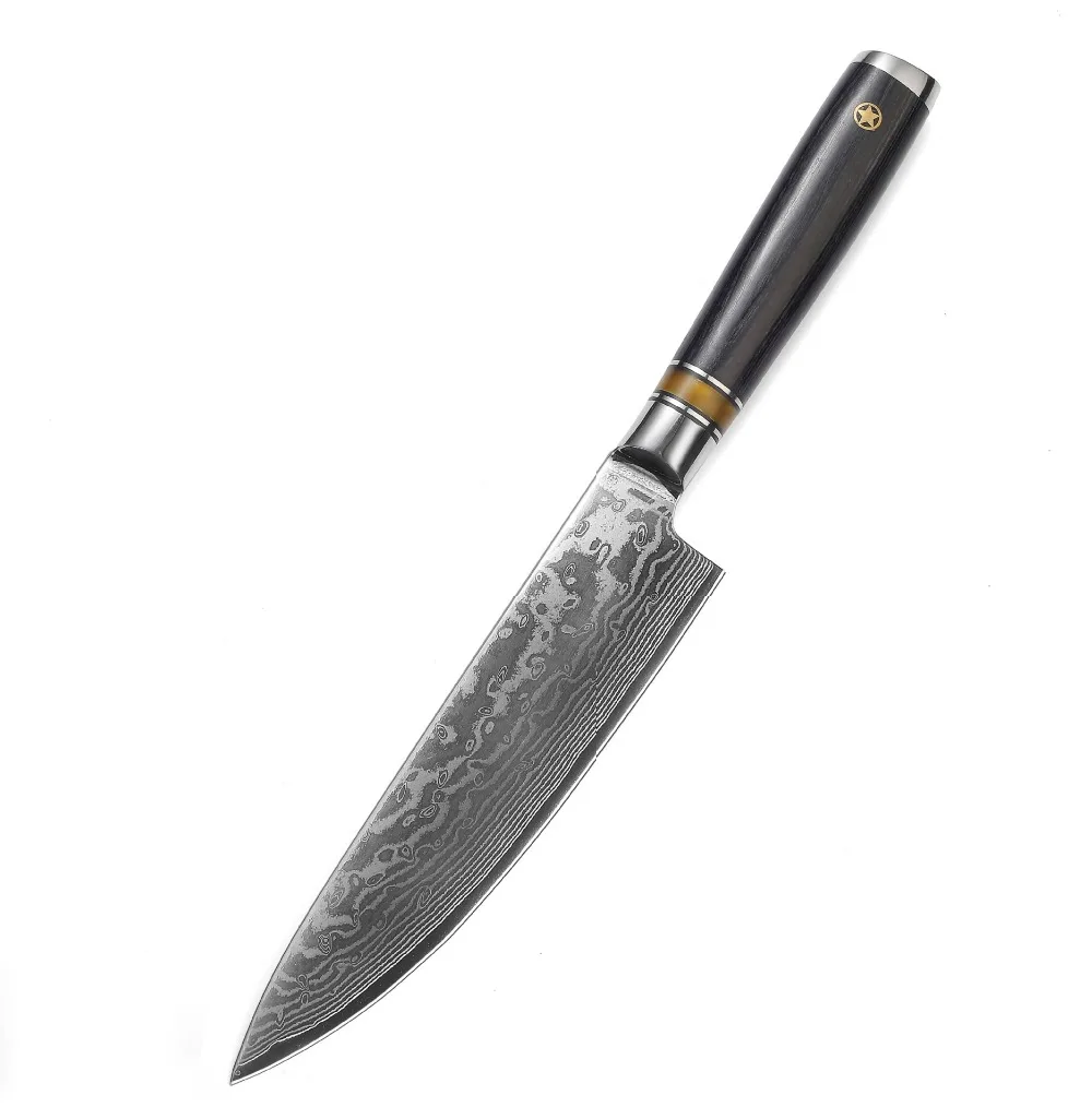 Jaswehome дамасский стальной кухонный нож для очистки овощей утилита Santoku нож для нарезки шеф-повара инструмент для приготовления пищи