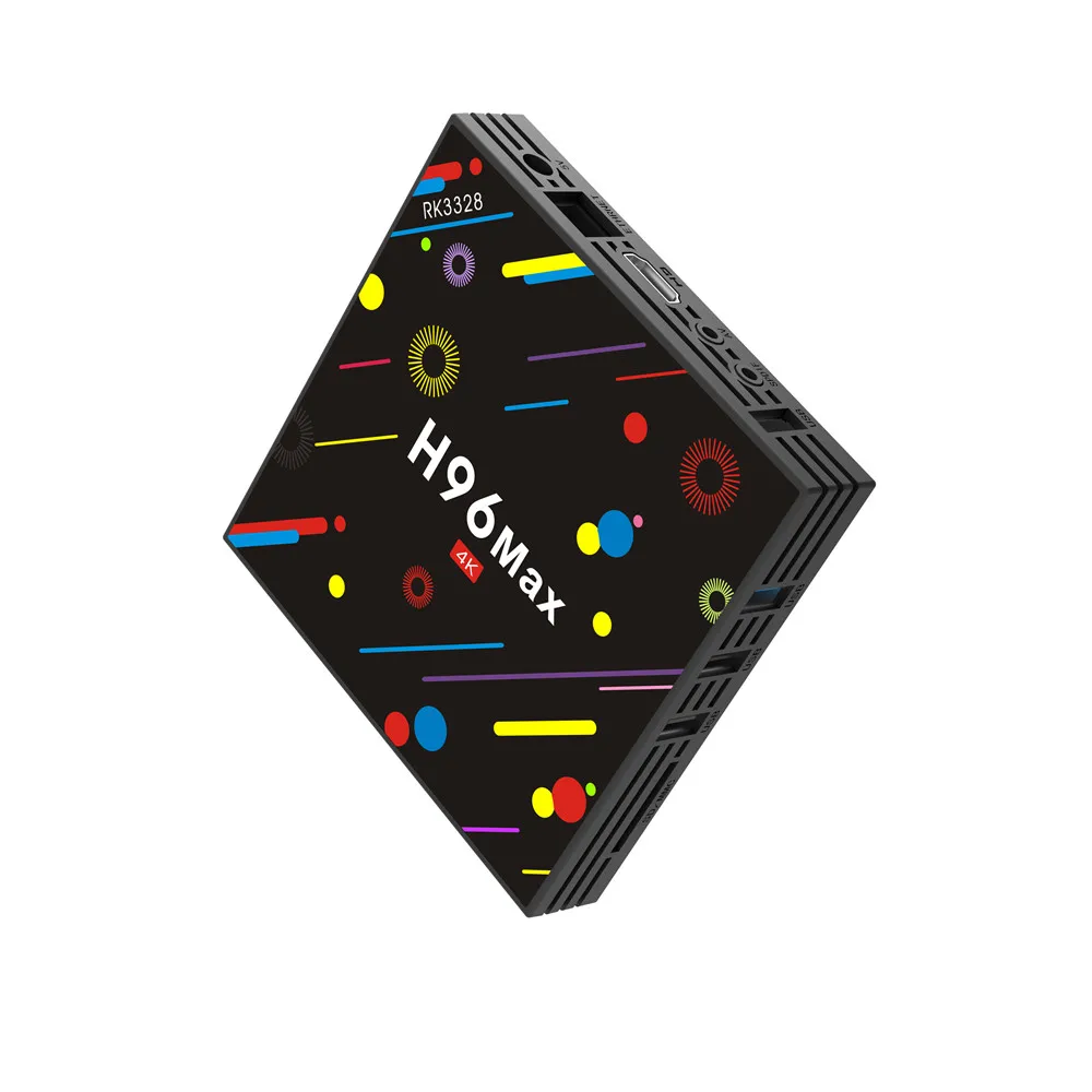 H96 MAX H2 Smart ТВ Box Android 7 1 RK3328 4 ядра GB/32 GB K VP9 HDR10 Wi-Fi Bluetooth 0 Media Player Декодер каналов