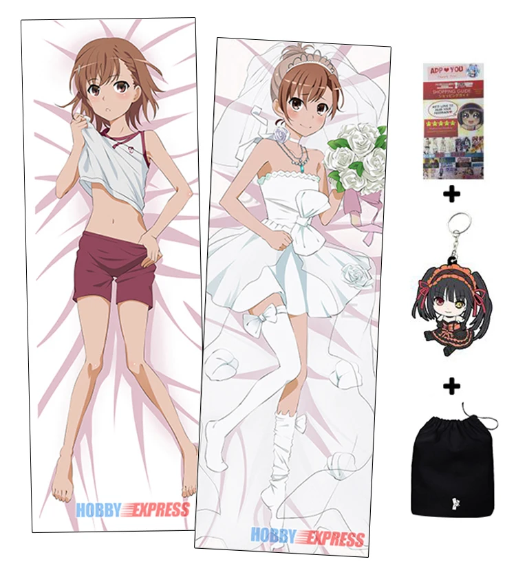 Японский чехол подушка для обнимания Hobby Express Misaka Mikoto Toaru Majutsu no Index Dakimakura H3216|pillow