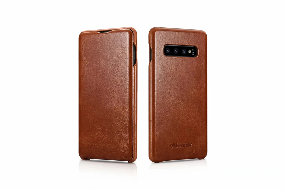 Роскошный деловой чехол из натуральной кожи в стиле ретро для samsung Galaxy S8, S9, S10 Plus, S10e, Note 9, 8, Fundas, откидная крышка, оболочка