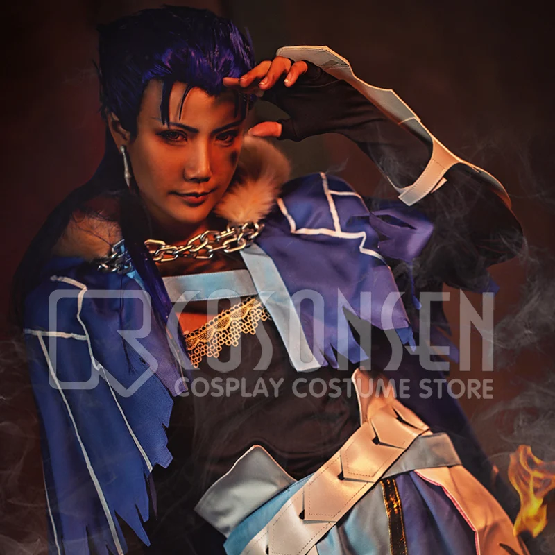 Костюм для косплея FGO Cu Chulainn Caster Fate Grand Order Stage 3 полный комплект все размеры ONSEN на