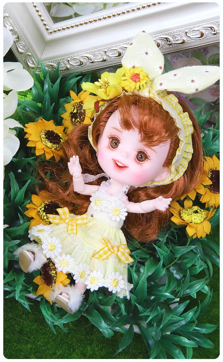 1/12 BJD кукла 26 шарнирное тело 14 см мини кукла DODO ob11 кукла с экипировкой обувь куклы с макияжем и коробкой Набор подарочных игрушек