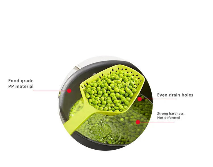 Konco кухонный дуршлаг, ситечко для пасты, инструменты, лопата, слив, кухонные аксессуары, кухонная лопатка для льда, инструмент, кухонные гаджеты