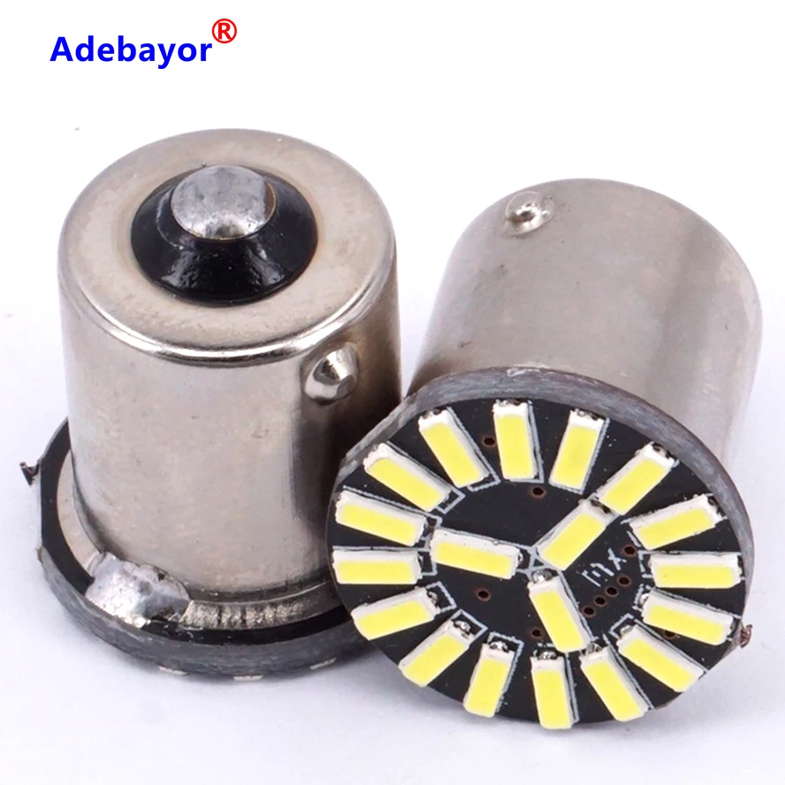 5 шт. 1156 BA15S ошибок P21w 19 для smd стайлинга автомобиля 4014 SMD led лампа rogue canbus поворотов