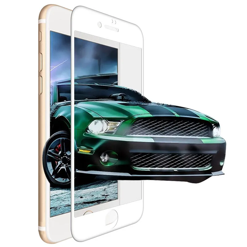 9D Full Protective Glass On For iPhone 6 7 6s 8 Plus Screen Protector Film 5 5S X 10 XR XS MAX Tempered Cover | Мобильные телефоны