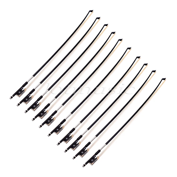 10 комплектов из углеродного волокна лук для скрипки потрясающий 4/4