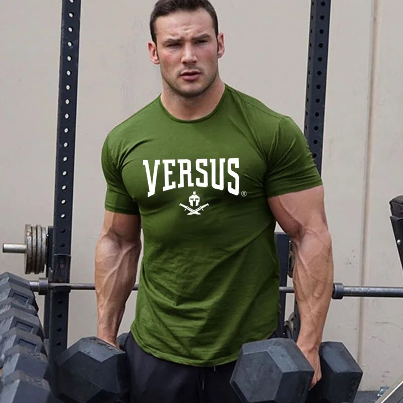 

Men's Fitness Clothing 2019 Men's Street Clothing Casual T-Shirt Jogger Men's Gymnastics Sportswear Brand Men's Compression Tops