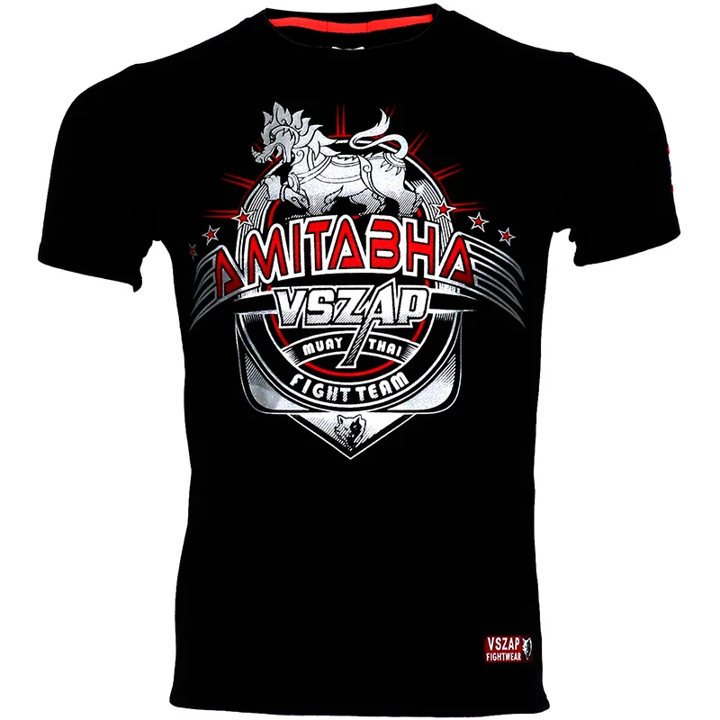 VSZAP Kampf Sanda Boxen MMA Футболка спортивная футболка Kampf Kampfkunst фитнес-Тренировка Муай Тай футболка Mnner homme