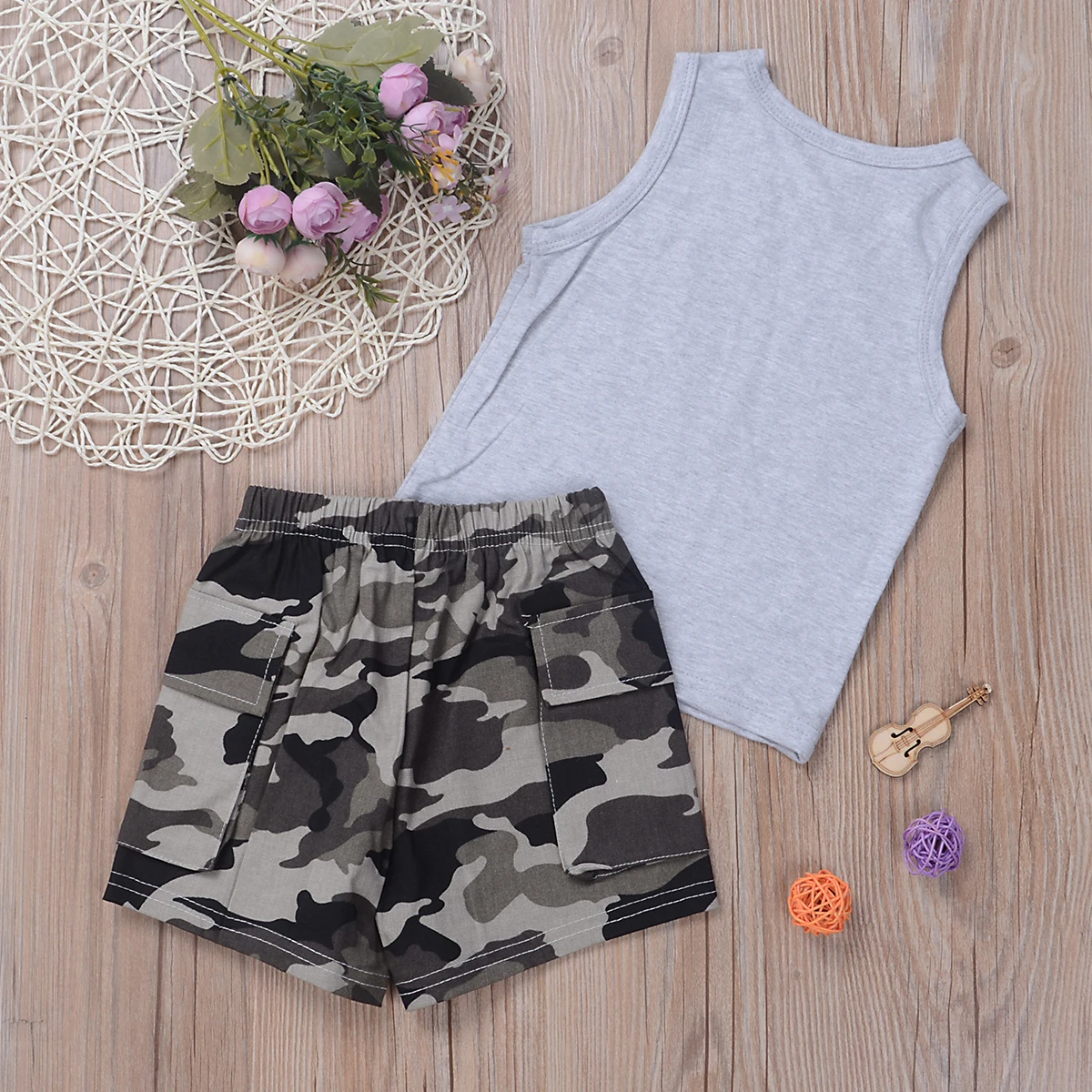 Одежда для маленьких мальчиков комплект из 2 предметов жилет новорожденных топы +