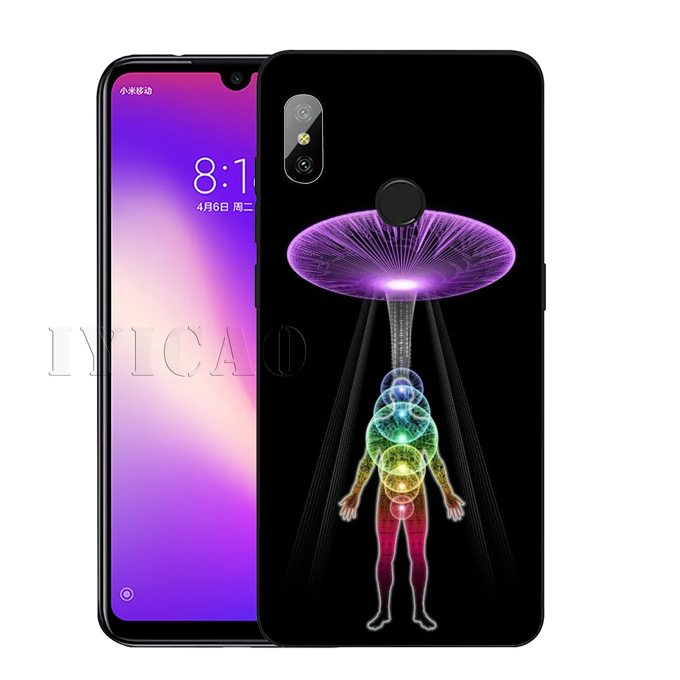 IYICAO Chakra Yoga Fashion Print Soft Silicone Phone Case for Xiaomi Redmi K30 K20 8A 7A 6A 5A S2 GO Note 8 8T 7 5 6 Pro |