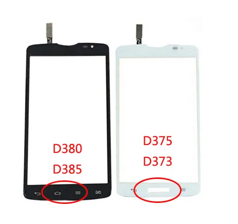 5 0 дюйма для LG L80 D380 D385 / D373 D375 запасной отдельный ЖК-экран и сенсорный экран