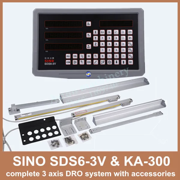 

Бесплатная доставка полный набор SINO 3 axis Dro цифровое считывание с 3 шт. зеркальных стеклянных шкал