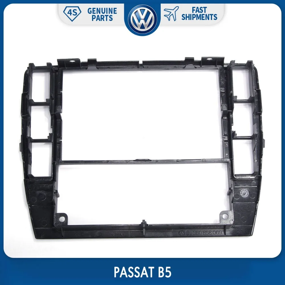 OEM 3B0 858 069 черная Центральная панель панели приборной стерео рамка радио отделка - Фото №1