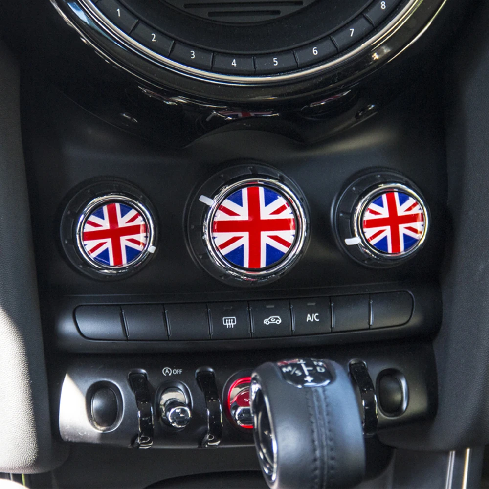 Jack ручки переключателя кондиционера автомобиля защитные наклейки аксессуары