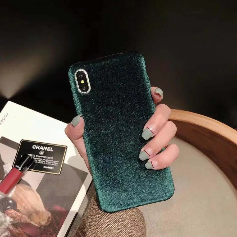 Золотой Бархатный Чехол для мобильного телефона Iphone 66S 6P78 8P X Xs Xr Xsmax Explosion