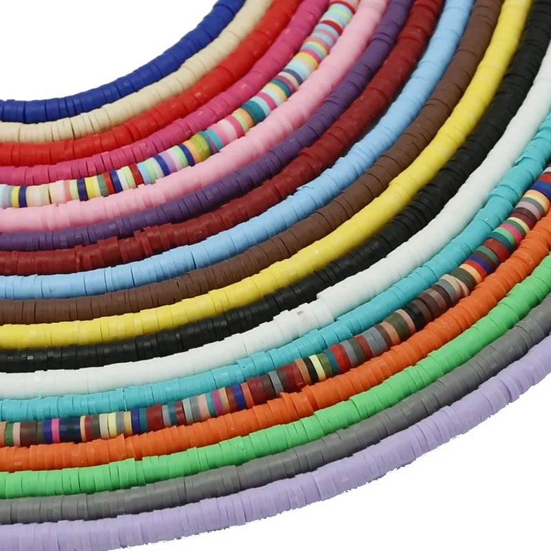 Бусины из полимерной глины для изготовления ожерелья браслета 40 см/нить 5 х1 мм |