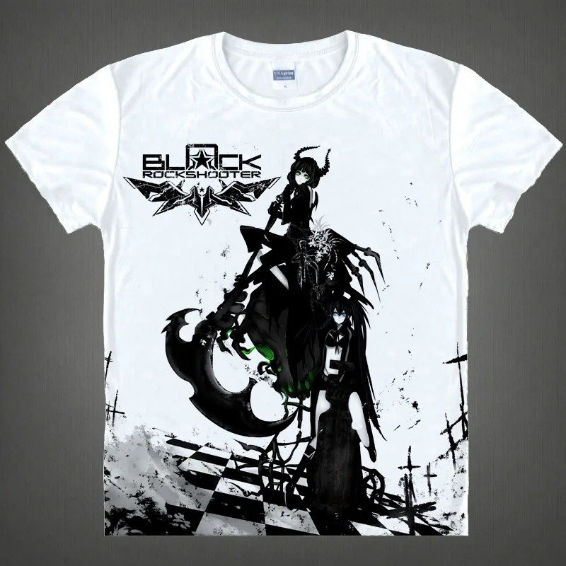 Футболки для косплея BLACK ROCK SHOOTER с принтом Мато куруа футболки коротким рукавом