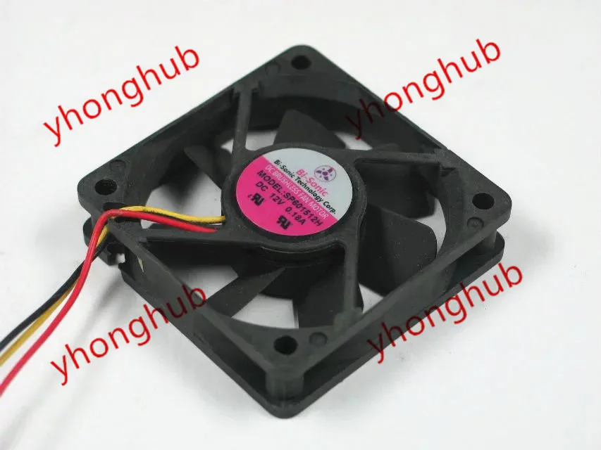 Фото BI-SONIC SP601512H DC 12В 0.18A 60x60x10 мм вентилятор охлаждения сервера №1