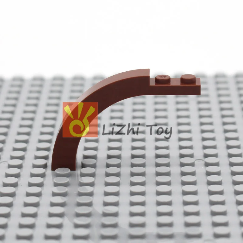 MOC blocks Arch 1x6x3 1/3 изогнутый верх сделай сам развивающий блок кирпичи совместимые