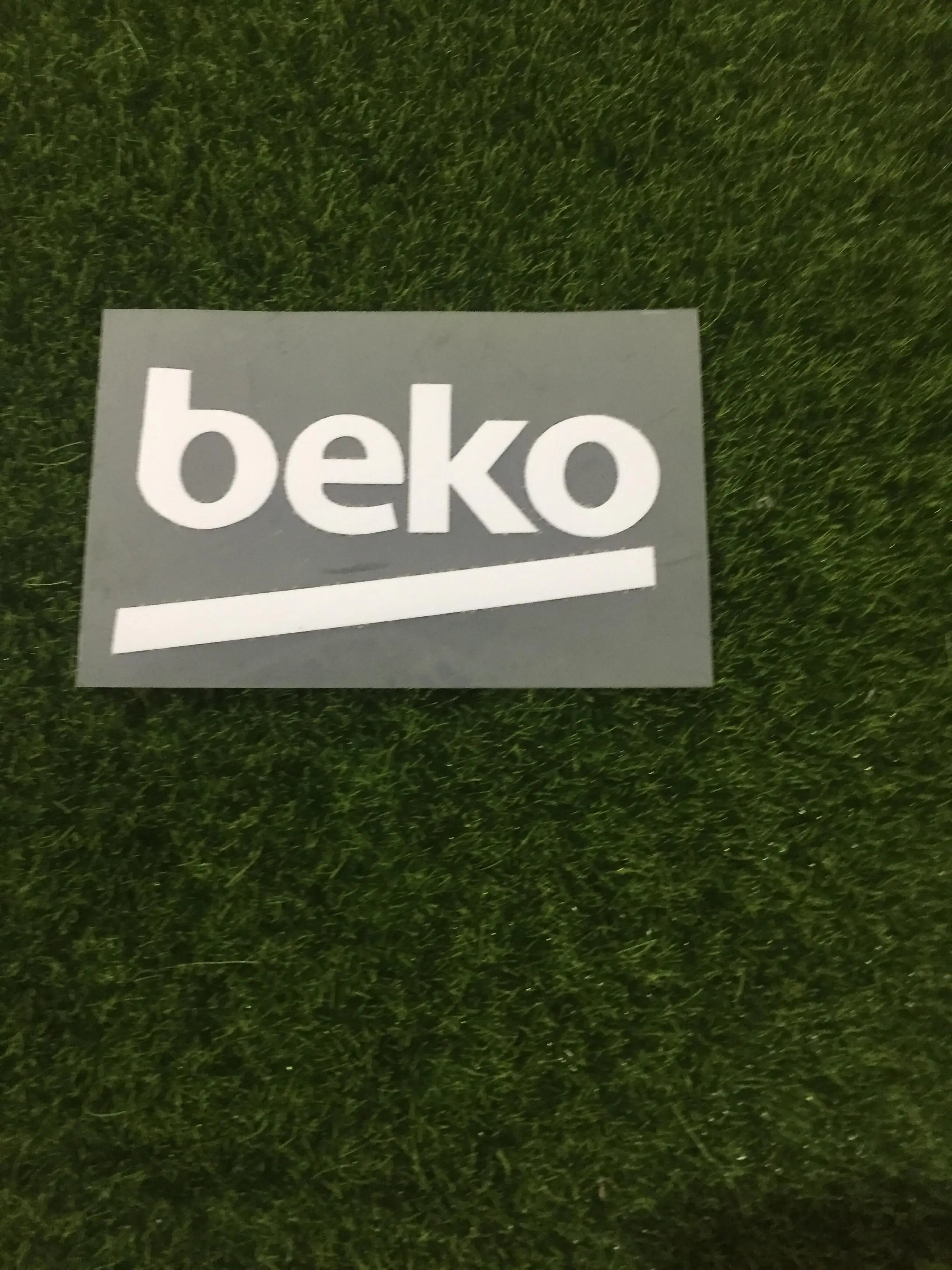 BEKO WHITE Ла Лига чемпионов патч Ла Лига Lfp патч и Beko патч теплопередачи значок - Цвет: BEKO WHITE