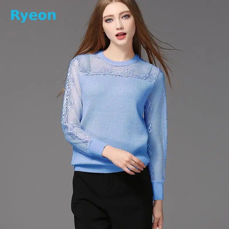 2016 Новое Прибытие Мода Компьютеры Трикотажные О-Образным Вырезом Полные