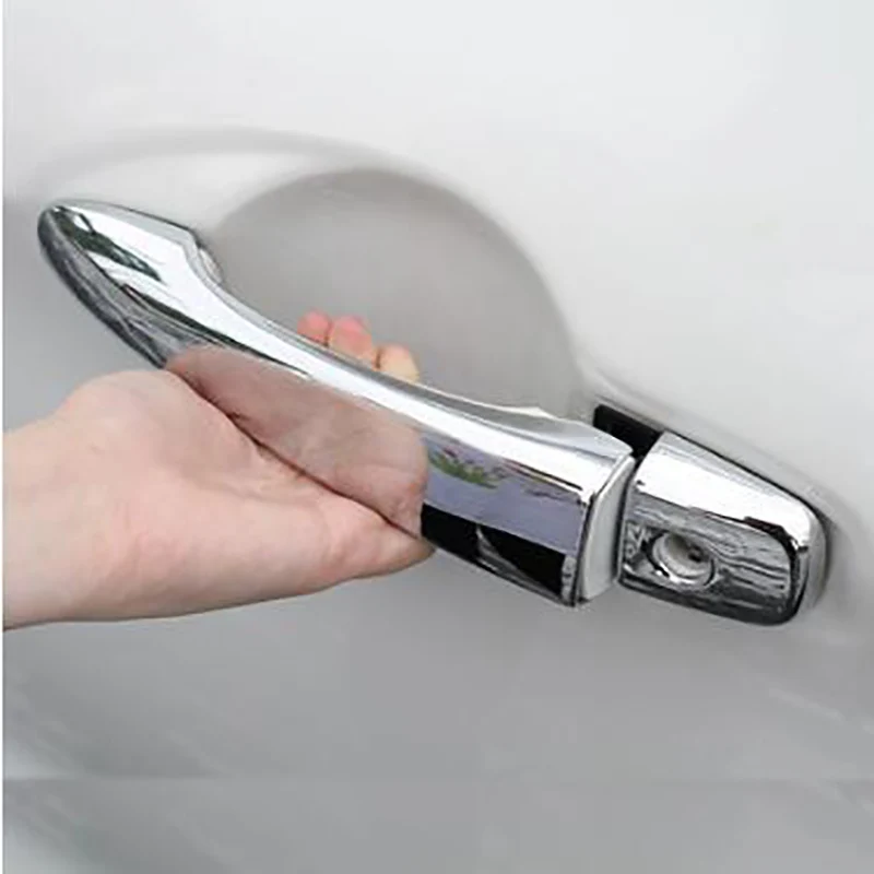 Крышка дверной ручки из АБС хрома подходит для Qashqai j11 2014 2015 2016 2017 крышка отделка