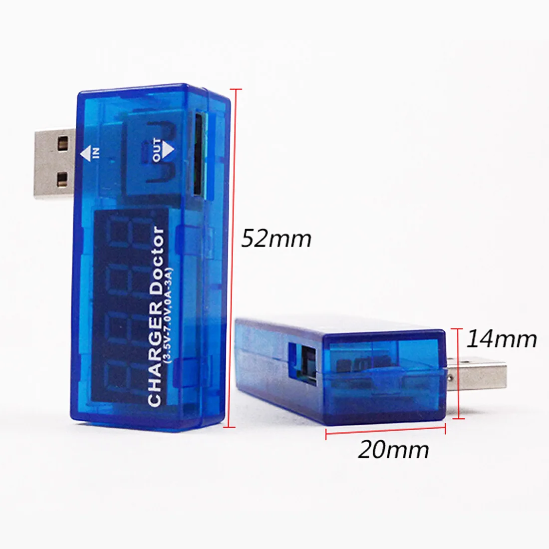 Цифровой USB-тестер для мобильных устройств измеритель напряжения и силы тока