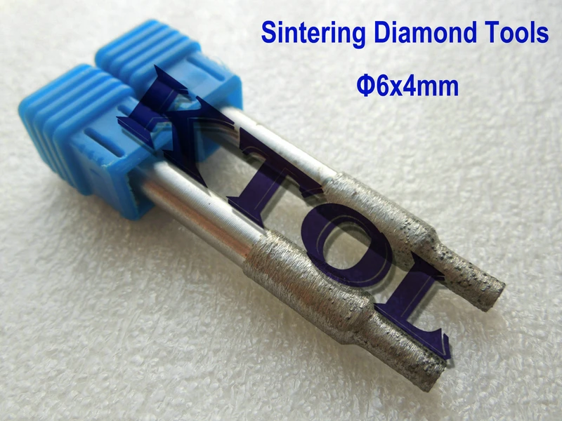 SHK 6mm CED 4mm плоские спеченные алмазные инструменты Шлифовальная головка