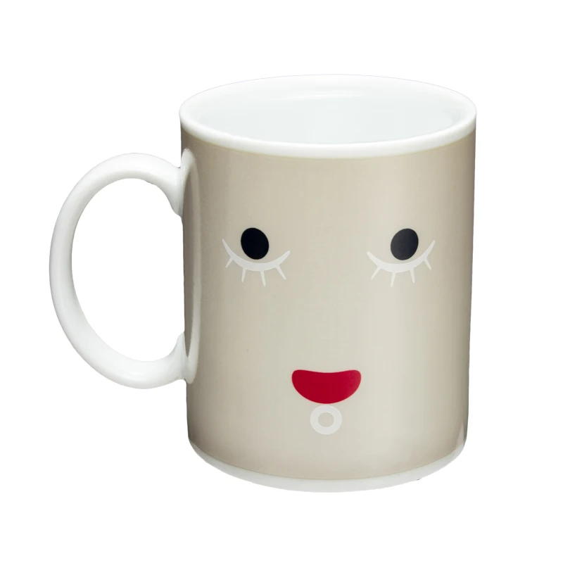 Rangnic Кофе кружка термос Magic Цвет изменить утро Чай Керамика черный белый цвет со