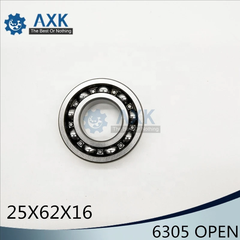6305 открытый нестандартный шариковый подшипник 25*62*16 мм ABEC 3 P6 ( 1 шт.) для мотоциклов