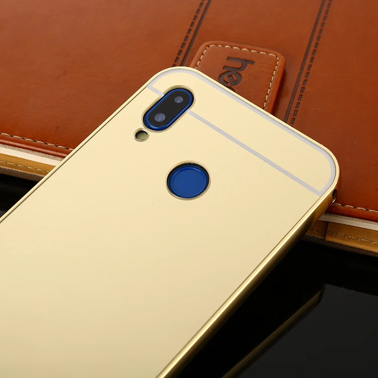 Роскошный зеркальный чехол для Xiaomi Redmi Note 5 Pro ультра тонкий алюминиевый