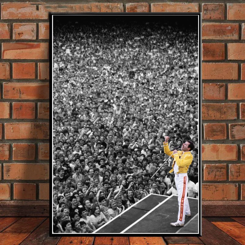 Freddie Mercury богемный рипсоди Рок Музыкальная Группа звезда Плакат настенное