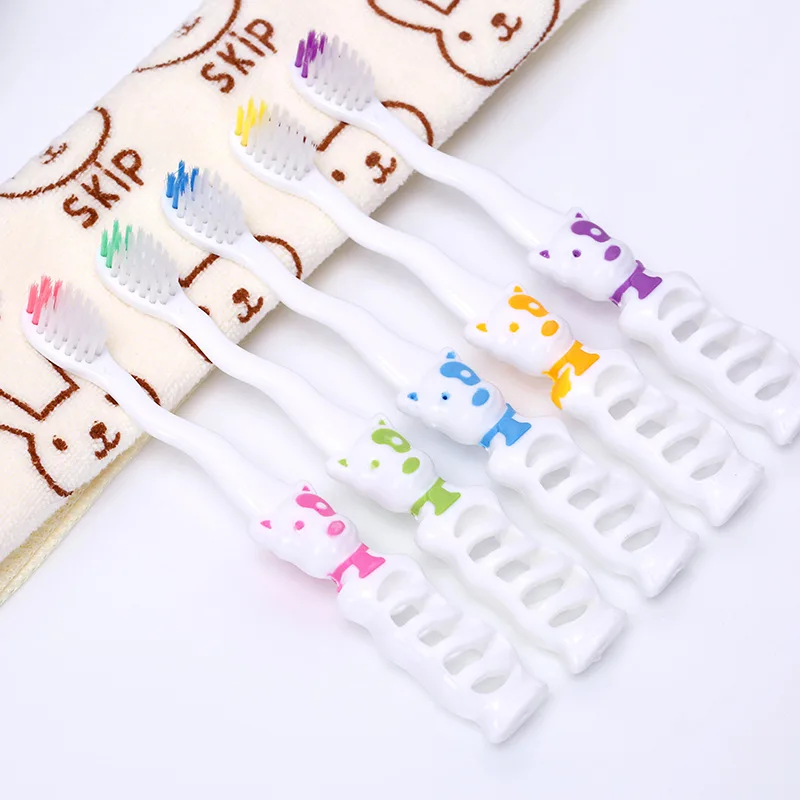 Детская зубная щетка с мягкой щетиной улыбающимися зубами детский Тренировочный