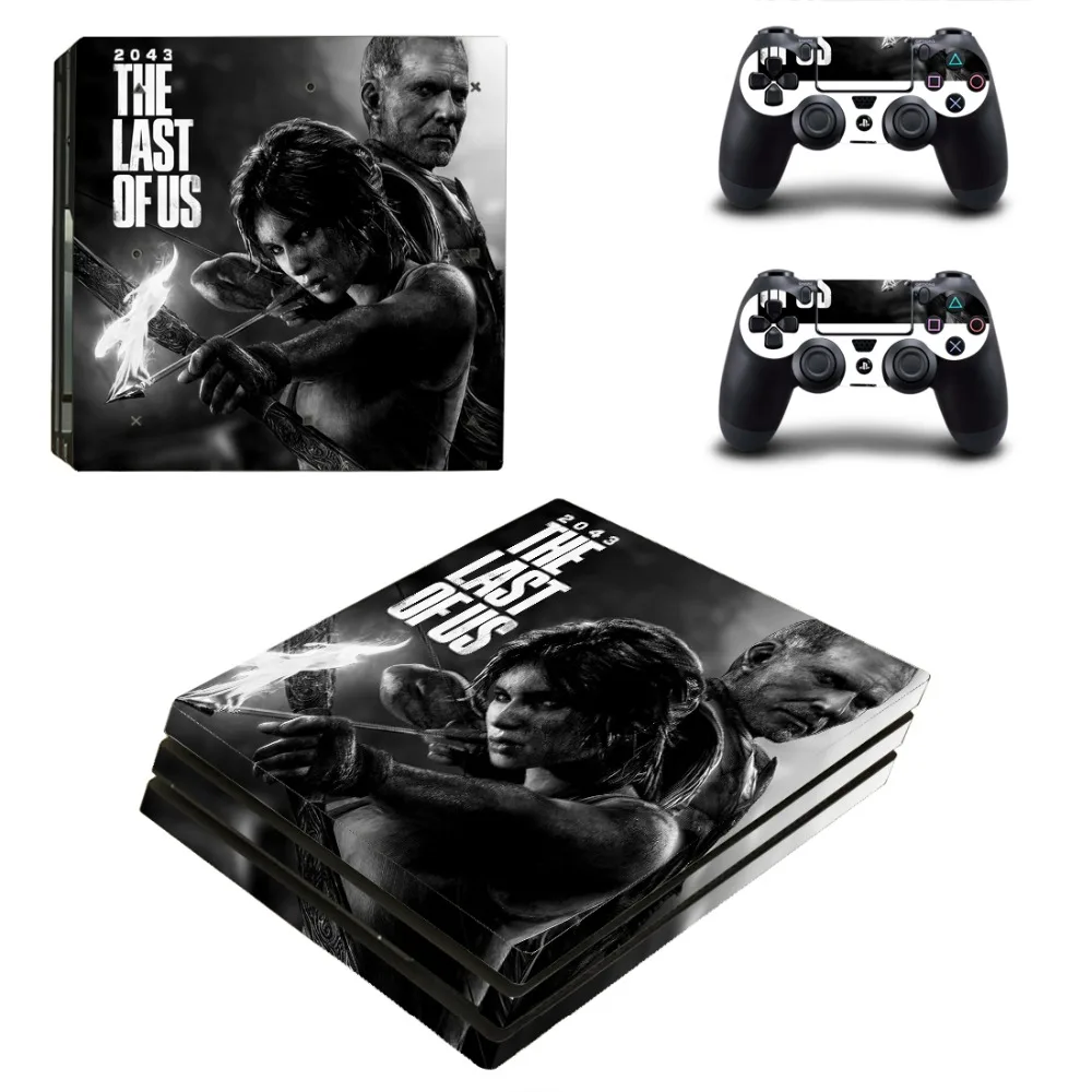 Последний из нас PS4 Pro наклейка для кожи виниловая наклейка для sony Playstation 4 консоль и 2 контроллера PS4 Pro наклейка для кожи